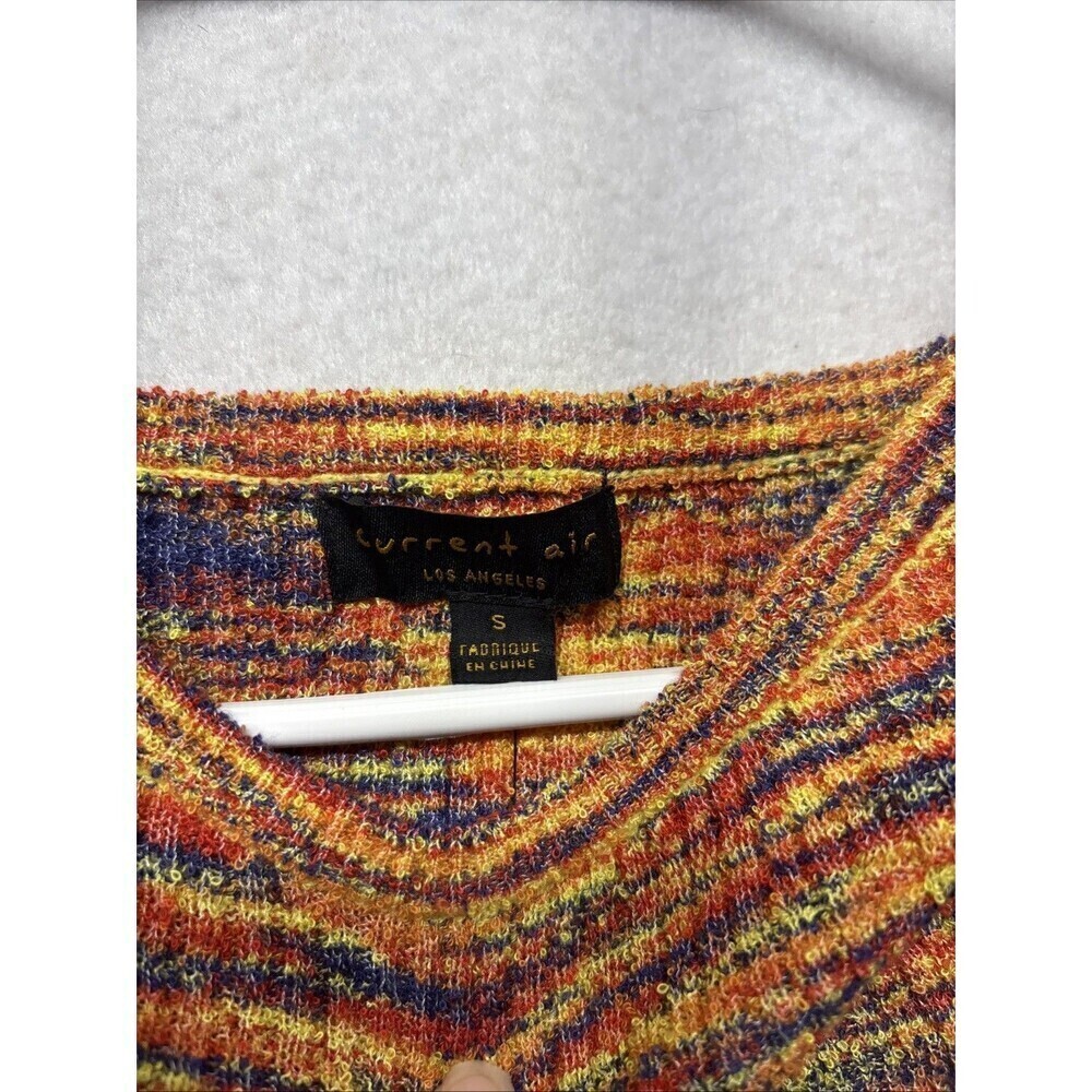 NWT Anthropologie Current Air Cut Out Mini Dress Multicolor Size Small Stretchy - Picture 2 of 5